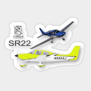 Cirrus SR22 Sticker
